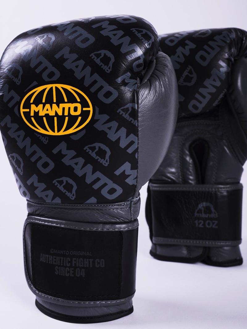 MANTO BOXING GLOVES ACE-BLACK